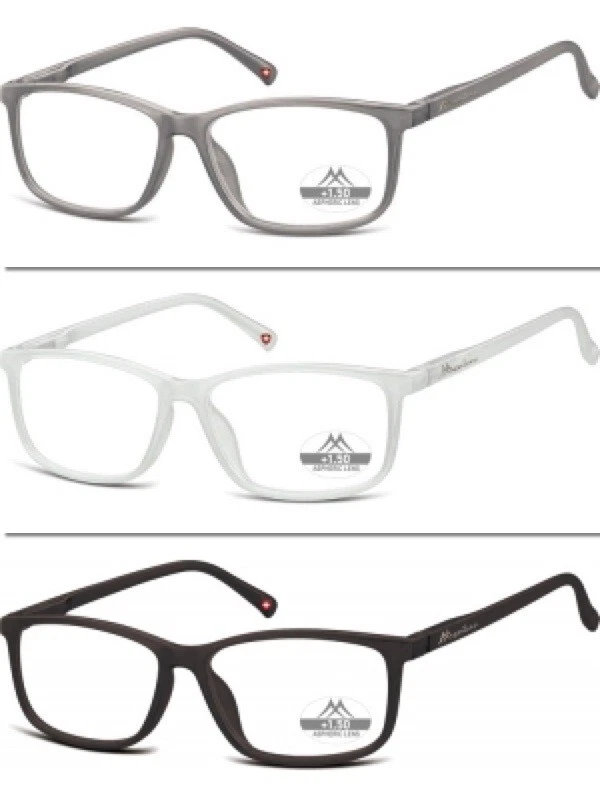 Lesebrille Kunststoff Schwarz Grau Weiß Montana Eyewear MR62 1.0 1.5 2.0 2.5 3.