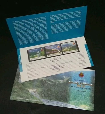 Malaysia Road Congress 1999 Project Highway Express Transportation (paquete) MNH Foto 1 de 4