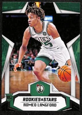 2019 Panini Chronicles Rookies Stars Romeo Langford #676 Rookie Boston Celtics - Image 1 of 2