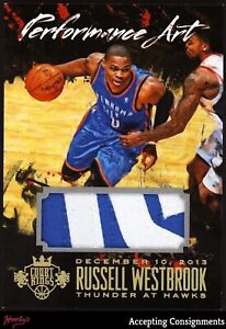 2014-15 Court Kings Performance Art Prime Russell Westbrook PATCH RELIC 07/25