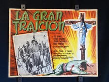 Vintage Japanese THE GREAT BETRAYAL~Elji Okada~K.Kagawa~Auth. Mexican Lobby Card