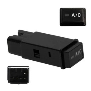 AC A/C Cooler Switch Button Black For TOYOTA Hilux RZN167/154 RZN149 RZN147 - Picture 1 of 5