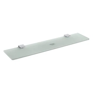 BIA Glasablage Messing Glas Chrom für Bad & WC >> zum Bohren - Bild 1 von 5