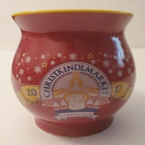 Christkindlmarket Naperville 2017 rot/gelb Wasserkocher Becher Tasse - Bild 1 von 5