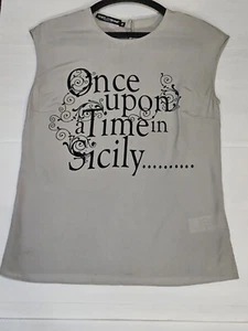 Dolce & Gabbana Damen Seiden Shirt Top "Once Uopn a time in Sicily" ~ Gr. 36 - Bild 1 von 14