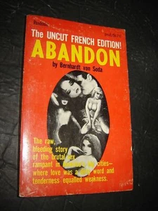 Abandon by Bernhardt von Soda,1967 Pendulum Paperback ,Erotic Novel - Bild 1 von 2