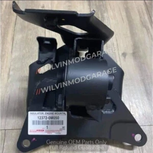 Genuine OEM Left Side Engine Mount Insulator 12372-0M050 Fits 05-13 Toyota Yaris - Imagen 1 de 5