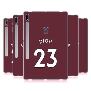 WEST HAM UNITED FC 2020/21 PLAYERS HOME KIT SOFT GEL CASE FOR SAMSUNG TABLETS 1 - Picture 1 of 21