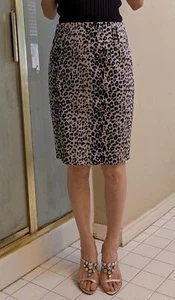 NWOT Forever 21 Gray and Black Leopard Animal Print Pencil Size XS - Picture 1 of 13