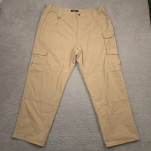 5.11 Tactical Tactile Pro Cargo Pants Mens 40x30 Khaki Ripstop Utility Workwear - Picture 1 of 11