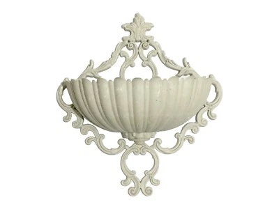 Vasos de flores pendurados na parede cerca de jardim varanda planta cesta pesada vaso plantador dec - Imagem 1 de 4