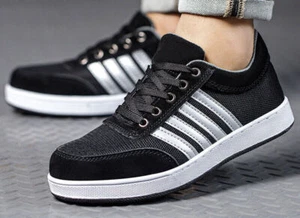 SAFETY SHOES TRAINERS STEEL TOE CAP LIGHT WEIGHT WORK BOOTS SHOES MEN WOMENS - Picture 1 of 32