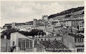 GIBRALTAR - Town and Moorish Castle - Publ. Benzaquen & Co. - Picture 1 of 2