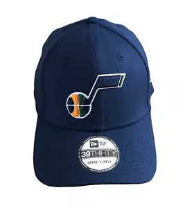 New Era Utah Jazz 39thirty eng anliegende Mütze Kappe Large/XL Flex marineblau kostenloser Versand - Bild 1 von 5