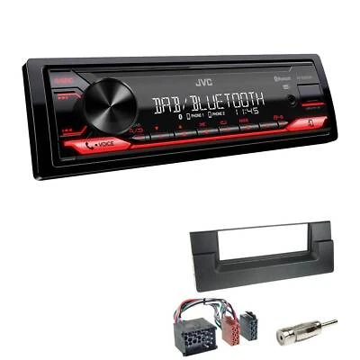 JVC KD-X282DBT Auto Radio Bluetooth DAB+ USB für BMW 5er 1995-2000 schwarz - Bild 1 von 4