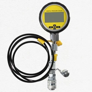 10000PSI Digital Hydraulic Pressure Gauge Test Coupling Kit 1/4 NPT 700BAR/70Mpa - Picture 1 of 9