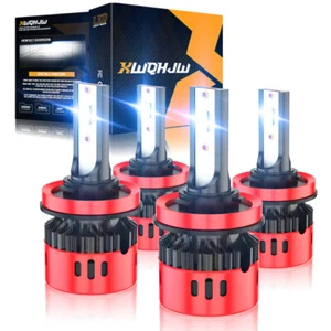 H9 H11 LED Headlight Bulb Kit High/Low Beam Super Bright Xenon White Pack of 4 - Picture 1 of 13