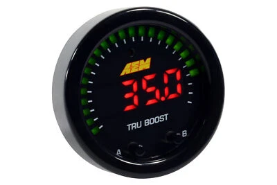AEM X-Series Tru-Boost Controller Gauge w/ Boost Control Solenoid 80PSIg Interna - Image 1 of 4
