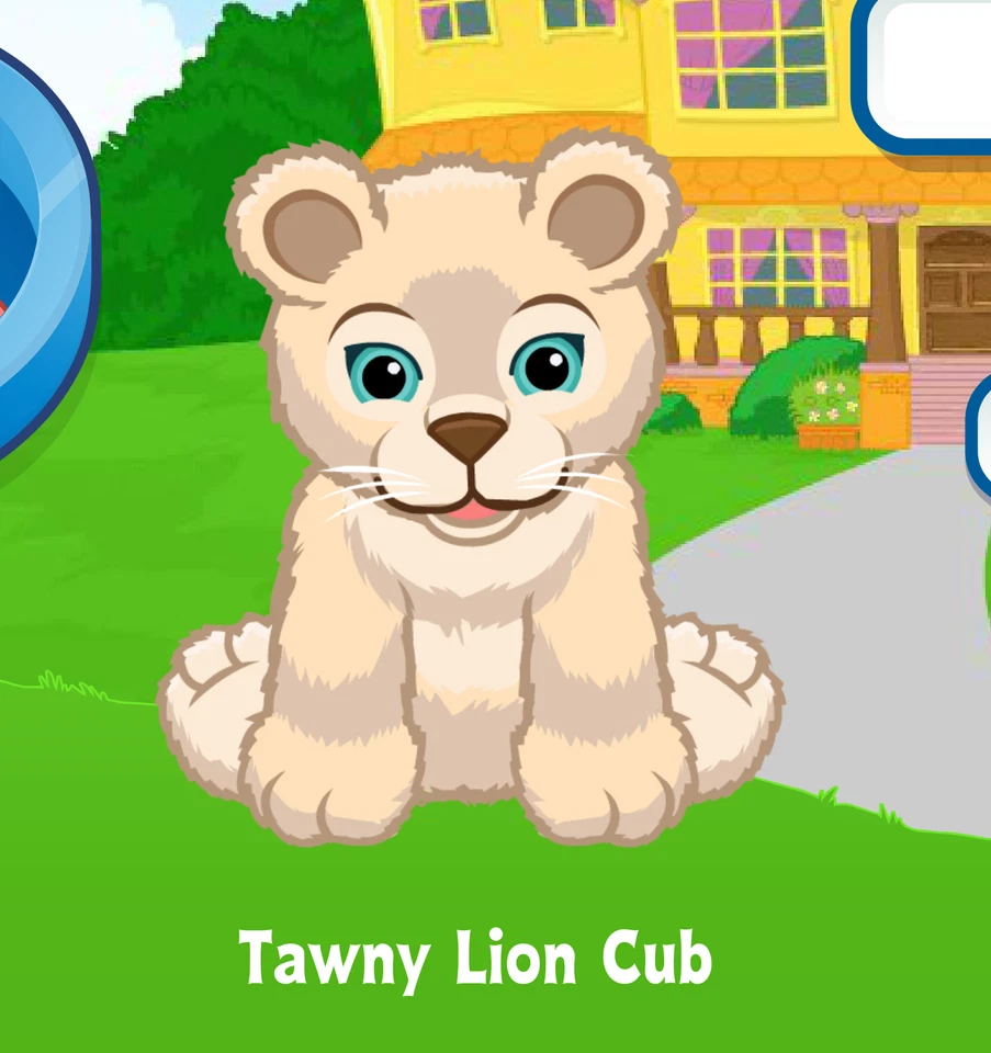 Webkinz Tawny Lion Cub Virtual Adoption Code Only Messaged Webkinz Tan Lion Code - Image 1 of 1