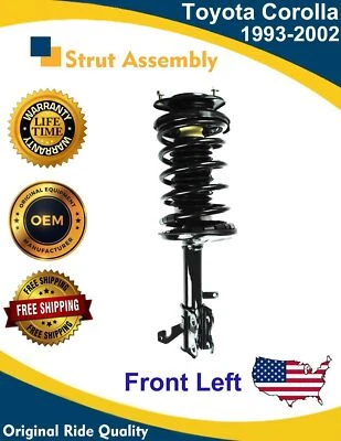 Nuevo puntal delantero izquierdo OE para Toyota Corolla 1993-2002 1,6 L 1,8 L garantía de por vida Foto 1 de 4