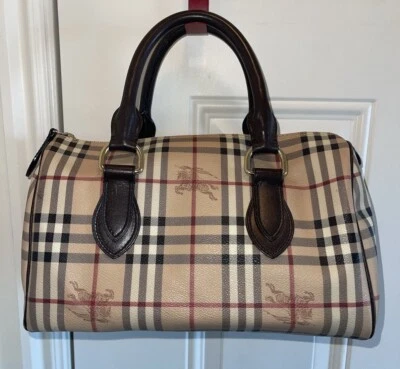 Burberry Haymarket Chocolate Check Chester Satchel - Image 1 of 4