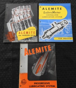 4 1944 Stewart-Warner Co Alemite Dual Manifold Lubrication Engineering Brochures - Picture 1 of 17
