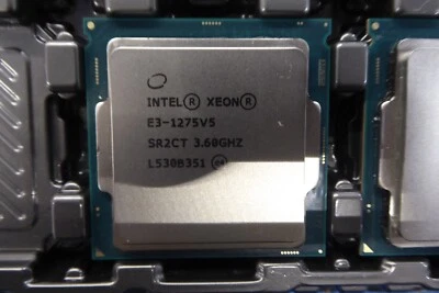 BX80662E31275V5 Intel Xeon E3-1275 v5 Quad Core 3.60GHz 8.00GT/s DMI3 8MB L3 Cac - Image 1 of 2