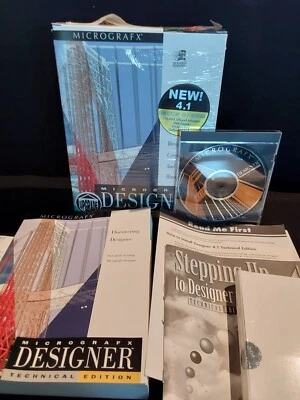Micrografx Discovering Designer Technical Edition 4.1 BONUS CD 10000 CLIP NEW - Image 1 of 4