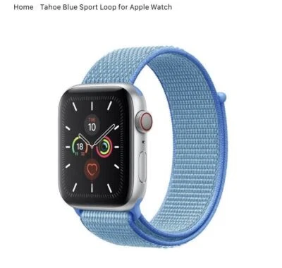 Apple Watch Sport Loop - 38/40/41mm - TAHOE BLUE  **VERY RARE** - Image 1 of 2