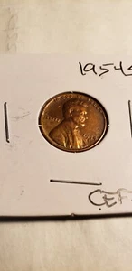 1954 S LINCOLN WHEAT PENNY CENT CHOICE EXTREMELY FINE CONDITION - Picture 1 of 2