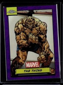Marvel Topps Chrome - The Thing - #37/75 - 10 - Picture 1 of 3