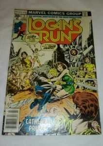 Logans Run Comic Book #7 1977 Cathedral Prime Marvel Comics Stan Lee Presents  - Bild 1 von 6