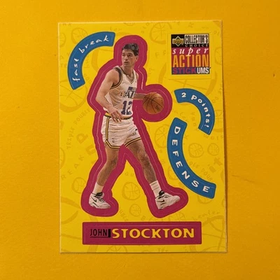 John Stockton 1996-97 Collector's Choice #S27 Utah Jazz - Image 1 of 2
