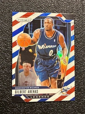 Gilbert Arenas *Red, White & Blue Striped Prizm* 2024-25 Panini Prizm #275 - Image 1 of 2