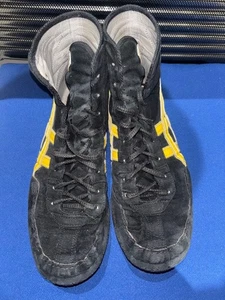 Asics Boxen Ringerschuhe schwarz gold US8,5 /26cm 1083A001 EX-EO Nxt gebraucht - Bild 1 von 3