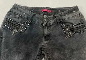 2Xtreme 30W 32 L Damen viele Bling Jeans Floral/Herzen/Blume - Bild 1 von 16