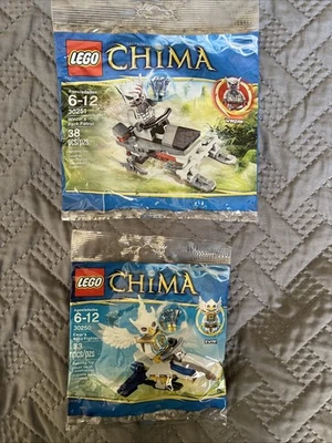 Brand New LEGO Legends of Chima Winzar's Pack Patrol 30251 & 30250 Ewar’s Acro - Image 1 of 4