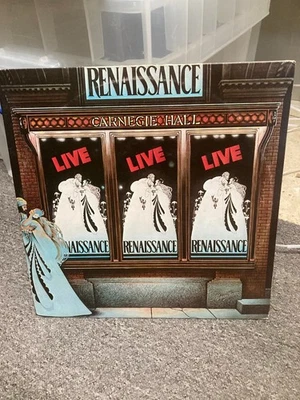 RENAISSANCE LIVE AT CARNIEGIE HALL DOUBLE VINYL LP, BTM2001, VG+ - Image 1 of 2
