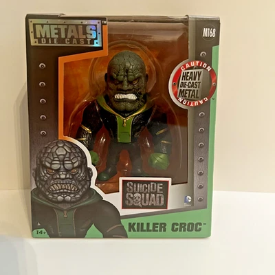 Figura fundida a presión Jada Toys - Escuadrón Suicida - Killer Croc 4" metales pesados #M168 Foto 1 de 4