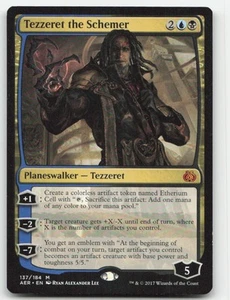 MTG Aether Revolt #137 Tezzeret the Schemer MP - Picture 1 of 2