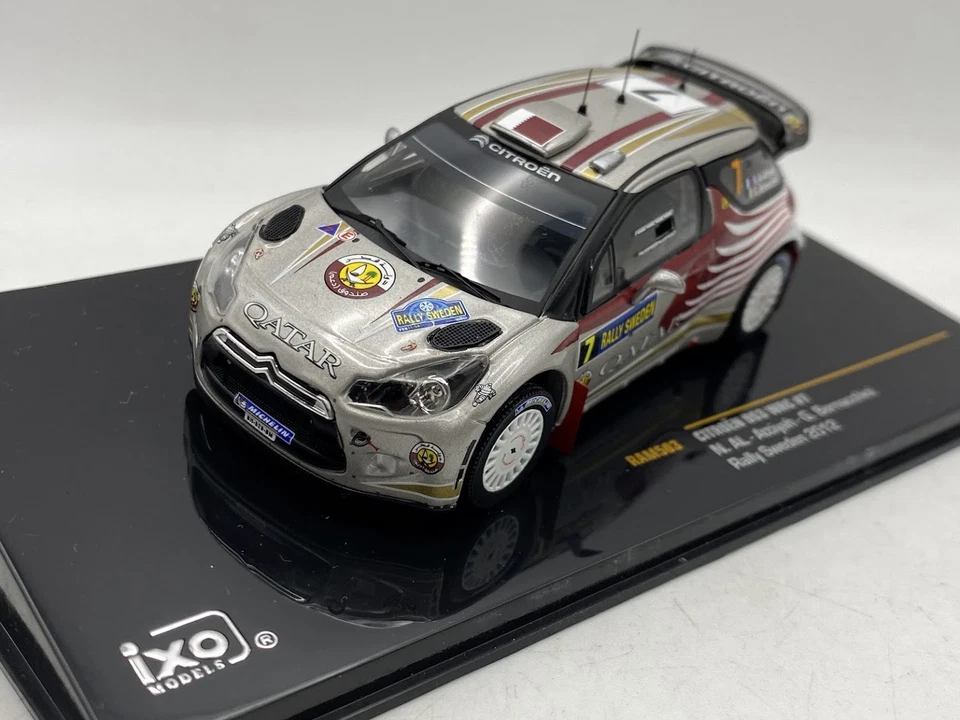 Ixo Models Citroen DS3 WRC Al-Attiyah Sweden Rally 2012  RAM503 1:43 Diecast - Immagine 1 di 4