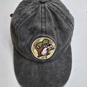 Cappello berretto camionista Buc-ee’s grigio invecchiato adulto regolabile logo ricamato - Foto 1 di 6