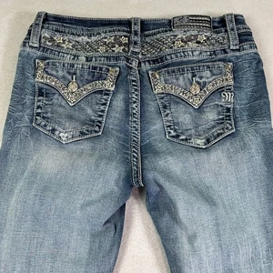 Miss Me Damen Jeans 30x29 Hailey Skinny verziert USA Flagge Stretch - Bild 1 von 14