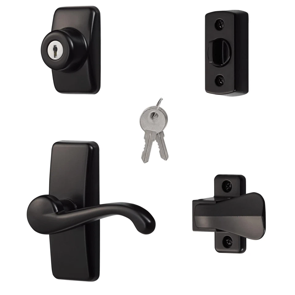 Ideal Security Inc. Hk01 I 061 GL Lever Set for Storm and Screen Doors Keyed ...