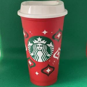 Vintage Starbucks 2013 Christmas Tumbler with Lid 16 Oz Tumbler Mermaid Siren - Picture 1 of 8