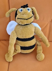 Kuscheltier,Handarbeit, Häkelarbeit, Gehäkelte Biene/Hummel ca 50+ cm - Bild 1 von 3