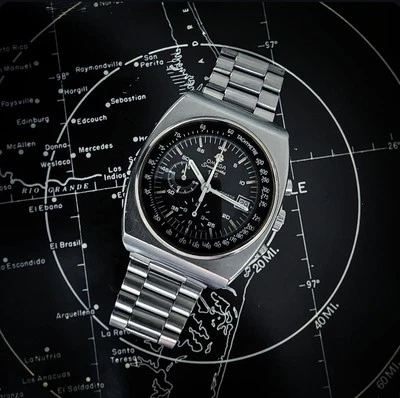 Rare! Omega Speedmaster 125 Original  Automatic 1970s Chronograph with Date JM3 - Image 1 of 4