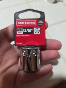 Craftsman 3/8" Drive 13/16" 12 Pt. Socket - Picture 1 of 2