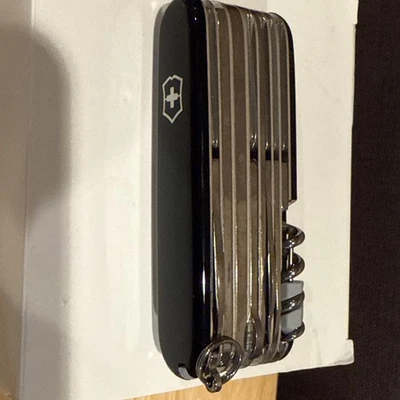 Victorinox Swiss Army Multi-Tool SwissChamp Swiss Champ Knife Black 1.6795.3 - Image 1 of 4