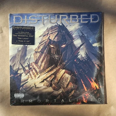 Disturbed - Immortalized 2X (single-sided etched) vinyl LP '15 - SEALED - Image 1 of 4